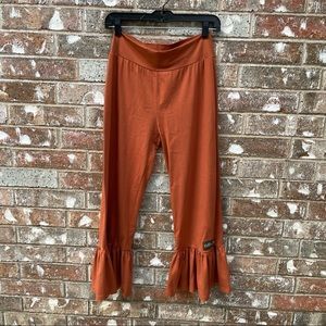 Matilda Jane Bug Ruffle Pants Gingerbread